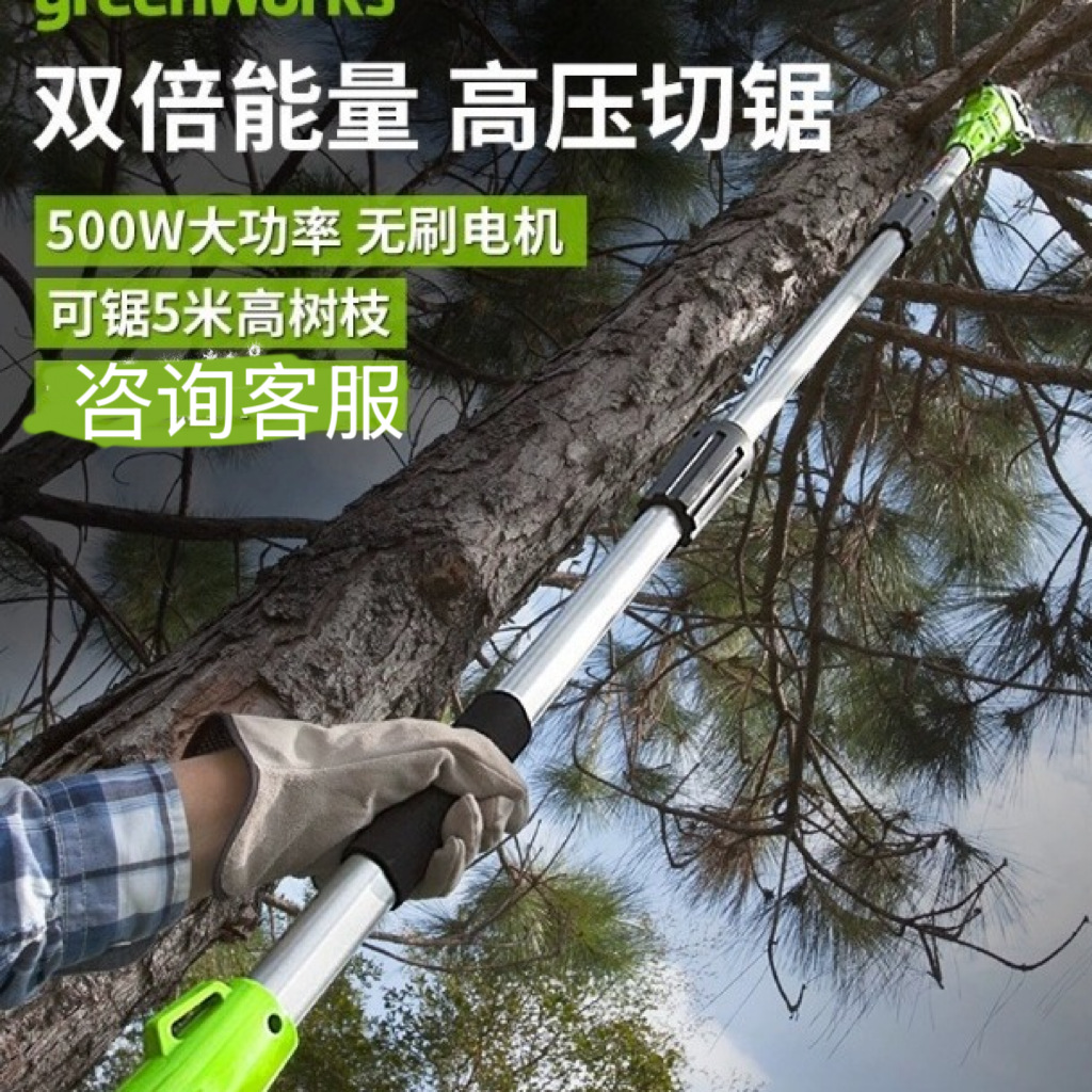 Rechargeable Pruning Shears High Branch Shears Flower Shears Rechargeable Electric Saw Logging Saw Home 40V Glibo