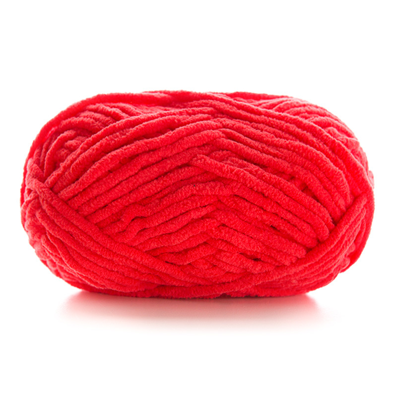 Picture of Gart Snowball Xiaomeng Handmade Diy Woven Chenille Wool Thick Ice Line Crochet Scarf Doll Baby Line