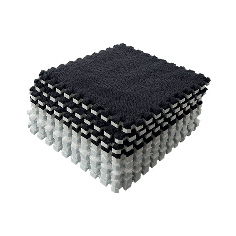 Picture of Bedside carpet bedroom full-bed room plush stitching foam floor mat cut tatami mat stain-resistant household
