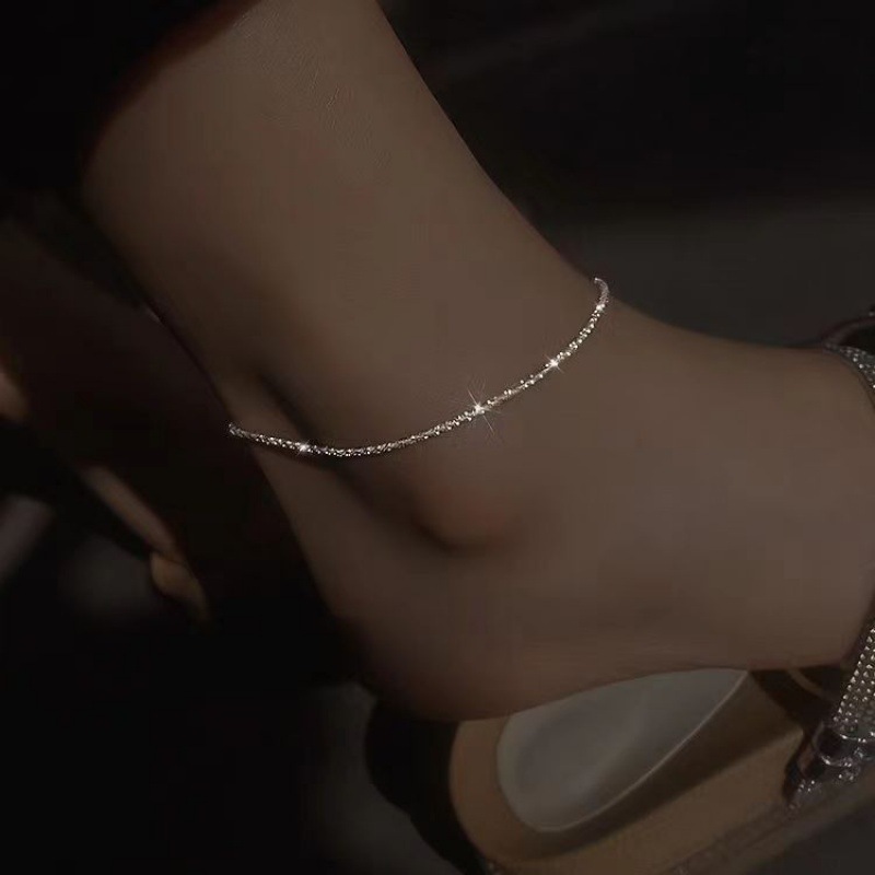 Picture of Sparkling anklet glitter star anklet women's summer fashion simple high-end sense cold wind niche design sense