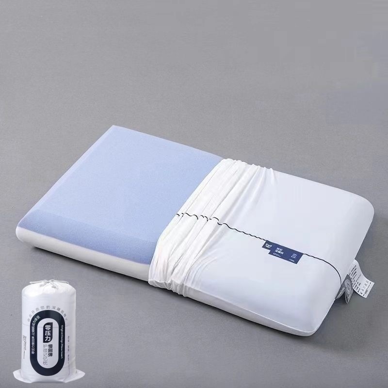 Picture of A Hotel Deep Sleep Pro Double Core Neck Protection Memory Foam Pillow Side Sleeping Pillow Helps Sleep Hotel Pillow Core High Rebound