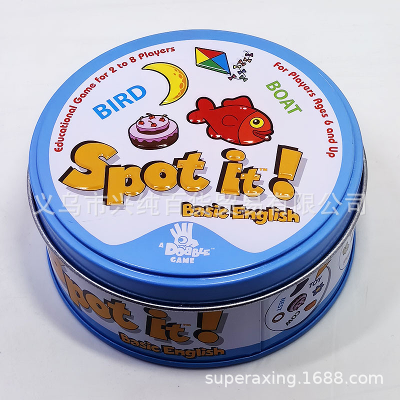 Picture of Direct Sales Hot-Selling Spot It Card Dobble English Board Game Find Your Sister Large Quantity
