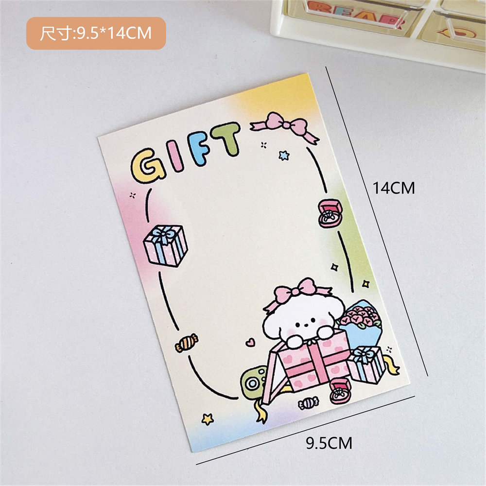 Picture of Original puppy card head back card packaging card set out card shipping accessories gift baking biscuit packaging card
