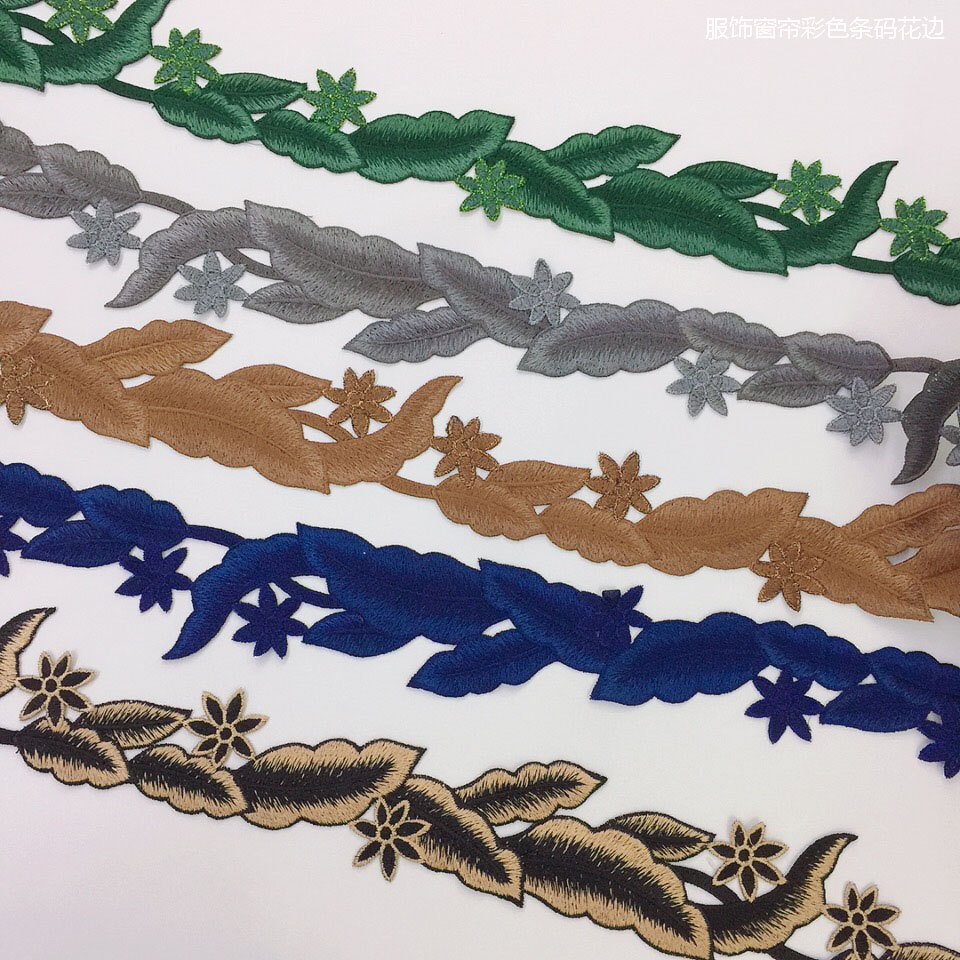 6CM multi-color ethnic style good things to buy polyester water-soluble lace clothing accessories accessories strong three-dimensional DIY barcode lace