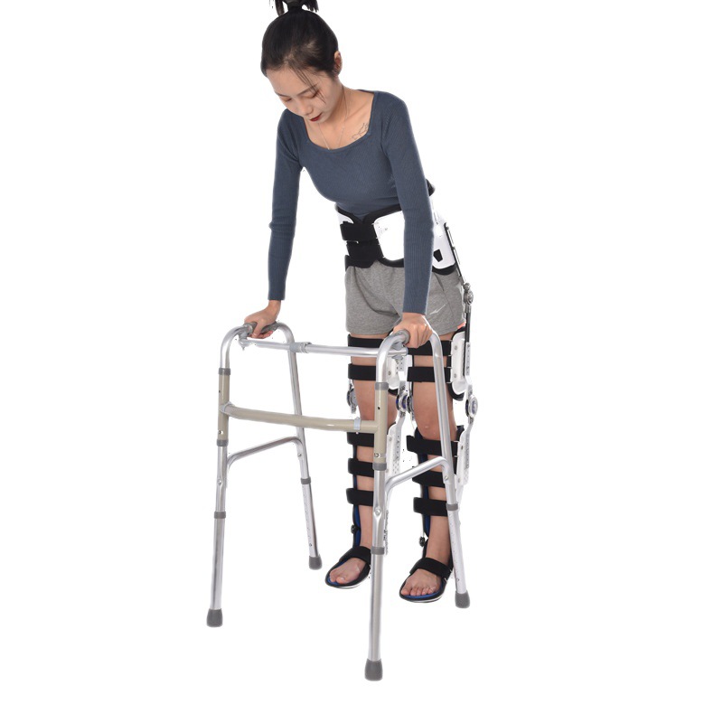 Picture of Adult adjustable hip hip hip waist knee ankle foot joint fixation brace high and low paraplegia walking protector
