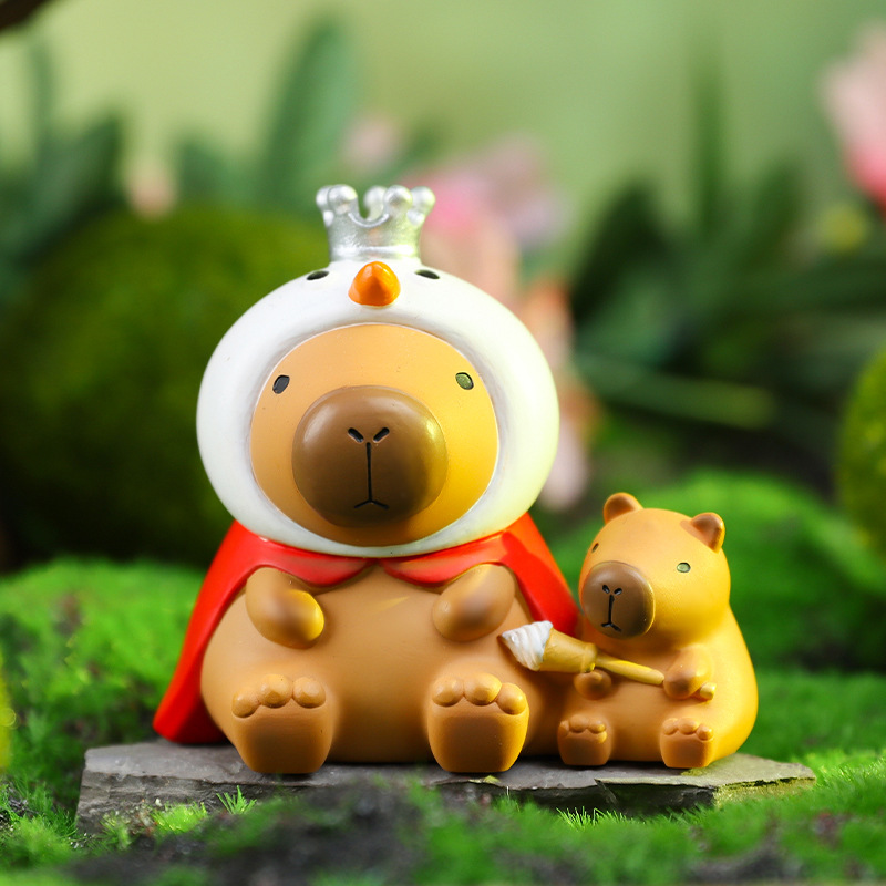 Picture of Cute little bean khaki balakatong doll trendy surprise blind box resin hand-made online hot selling gift