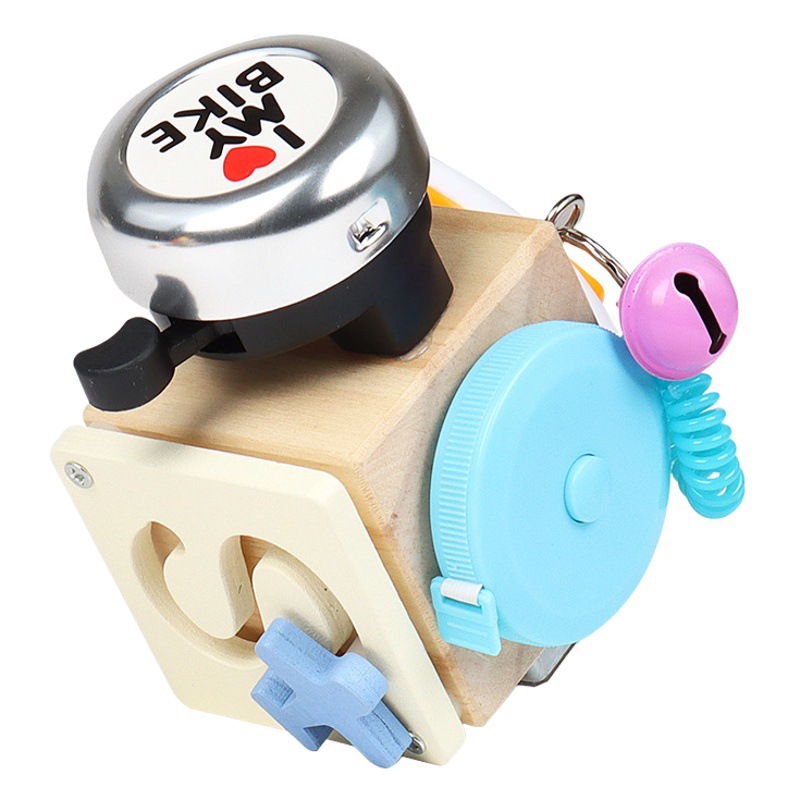 Cross-border children's Montessori busy board unlocking toys Enlightenment early education teaching aids Monterey shuttle Busy Block