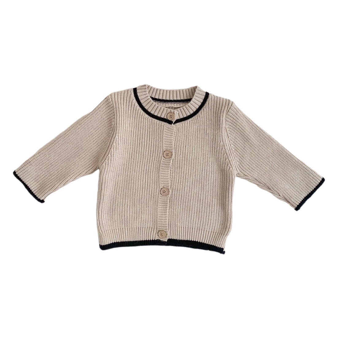 Children's Autumn and Winter Knitted Coat ins Korean Style Baby Soft Sweater Cardigan Newborn Boy and Girl Baby Coat