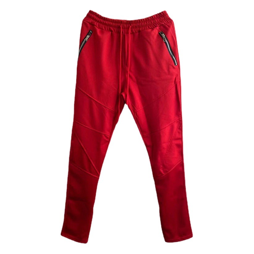 Foreign Trade Sports Pants Men's Korean-style Autumn Ankle Pants Stretch Slim-fit Bag Trendy Brand Running Casual Long Pants