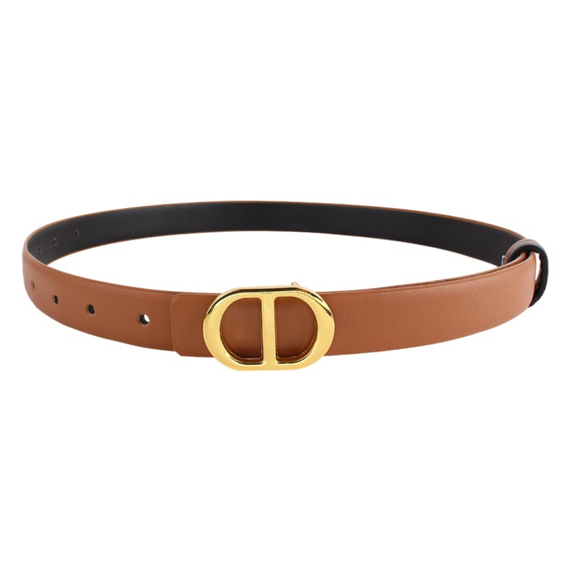 Women's Belt 2023 New Fashion All-match Belt Women's Decorative PU Summer Jeans Belt Women's Double-sided Available