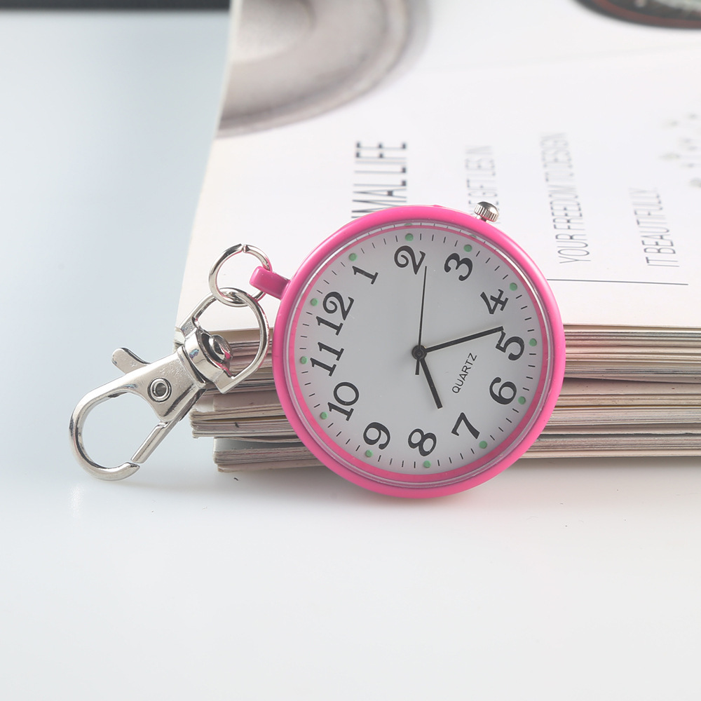 Picture of Examination pocket watch clear large number literal elderly children students key chain hanging watch nurse watch only look at the time