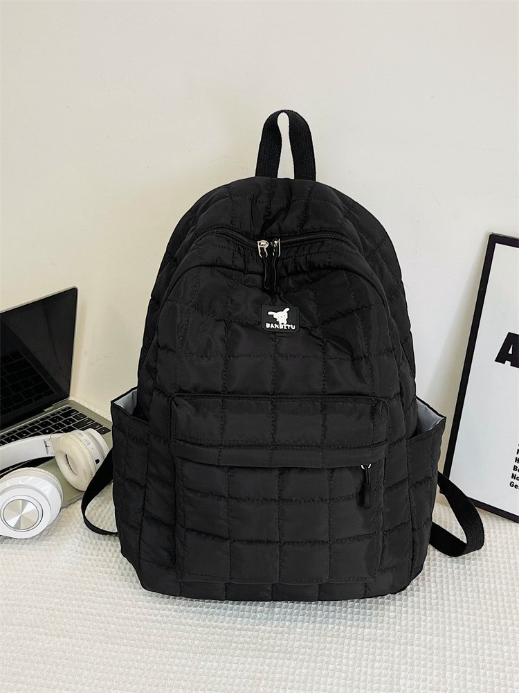 Picture of Cotton Bag Niche Design Backpack Autumn and Winter Women's 2025 New Backpack Junior High School Girl Female College Student Schoolbag