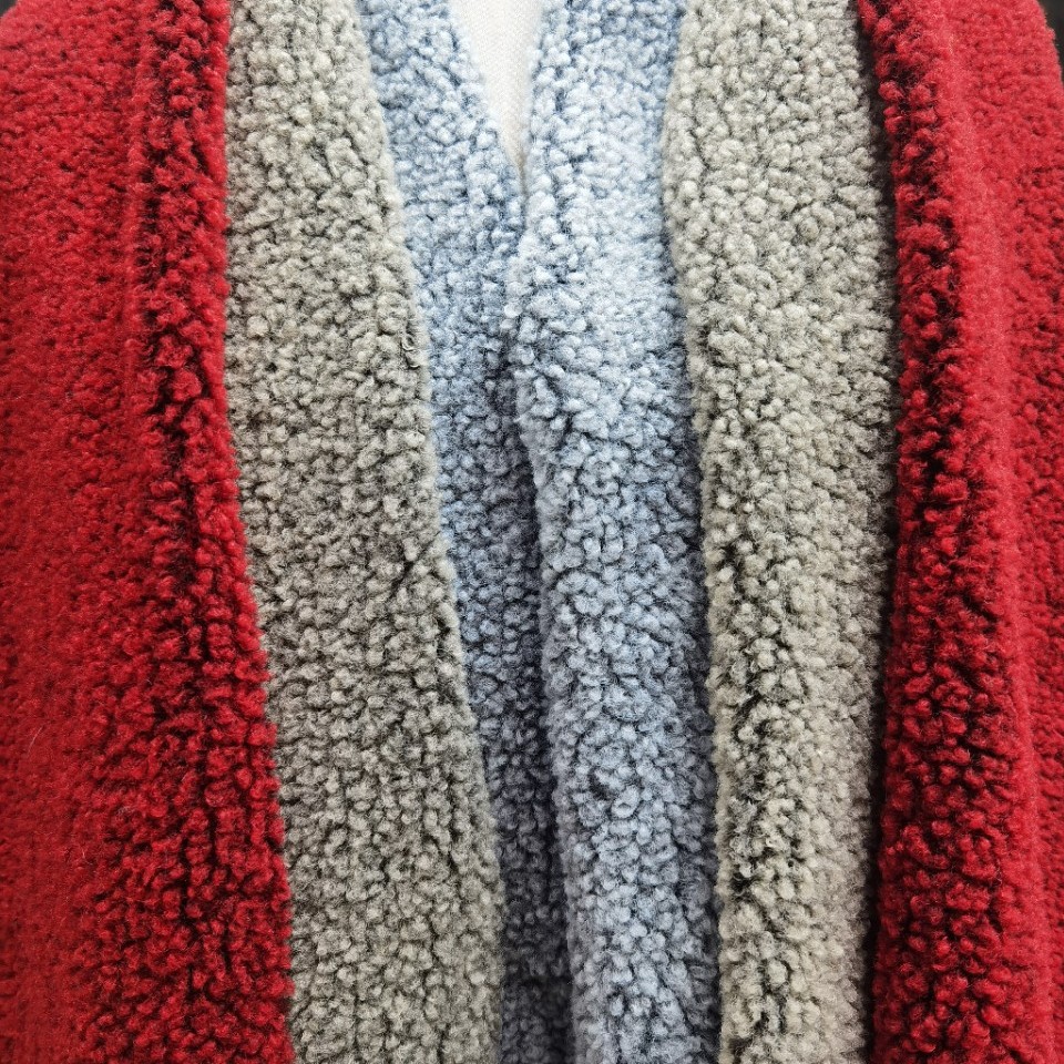In-Stock Small Teddy Small Particle Fleece Imitation Cashmere Lamb Fleece Plush Fabric Soft and Warm