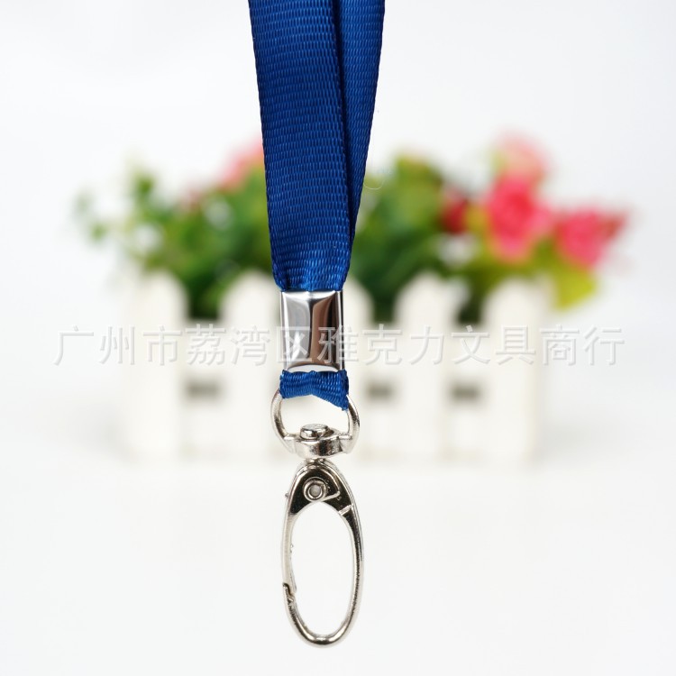 Picture of 1.0cm lanyard work permit lanyard badge work card hanging rope factory card rope certificate card set student