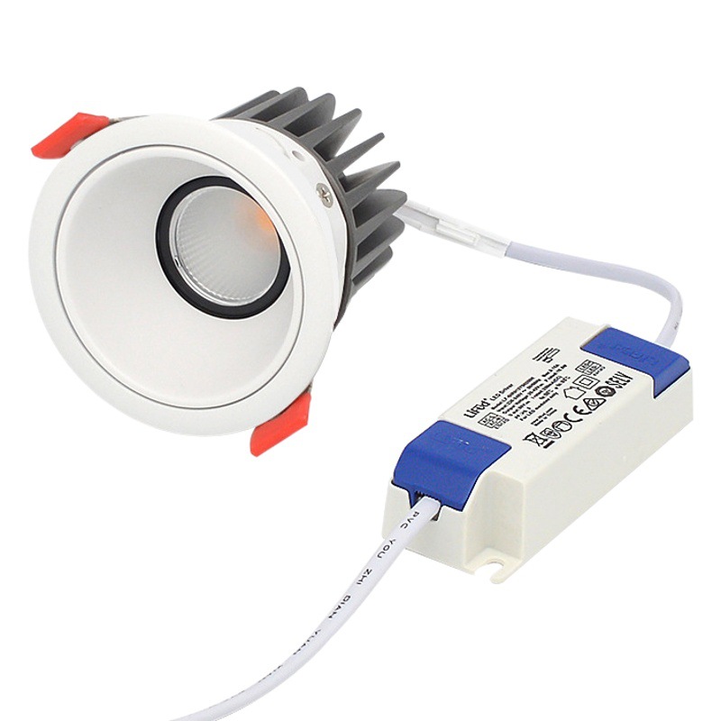 Cree Chip Embedded Led Spotlight for Home Use, Narrow Edge, Anti-Glare, Suitable for Living Room and Hotel Wall Washing, 7W 10W Anti-Dazzle