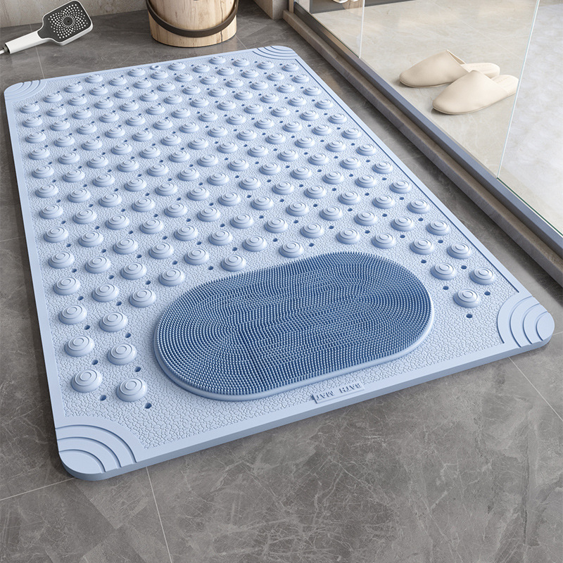Bathroom Anti-Slip Mat Bath Anti-Drop Anti-Slip Household Bathroom Shower Suction Cup Foot Mat Bathroom Waterproof Massage Mat