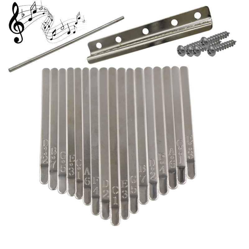 New 17-Tone Kalimba Thumb Piano Shrapnel 21-Tone Kalimba Shrapnel Universal for All Brands