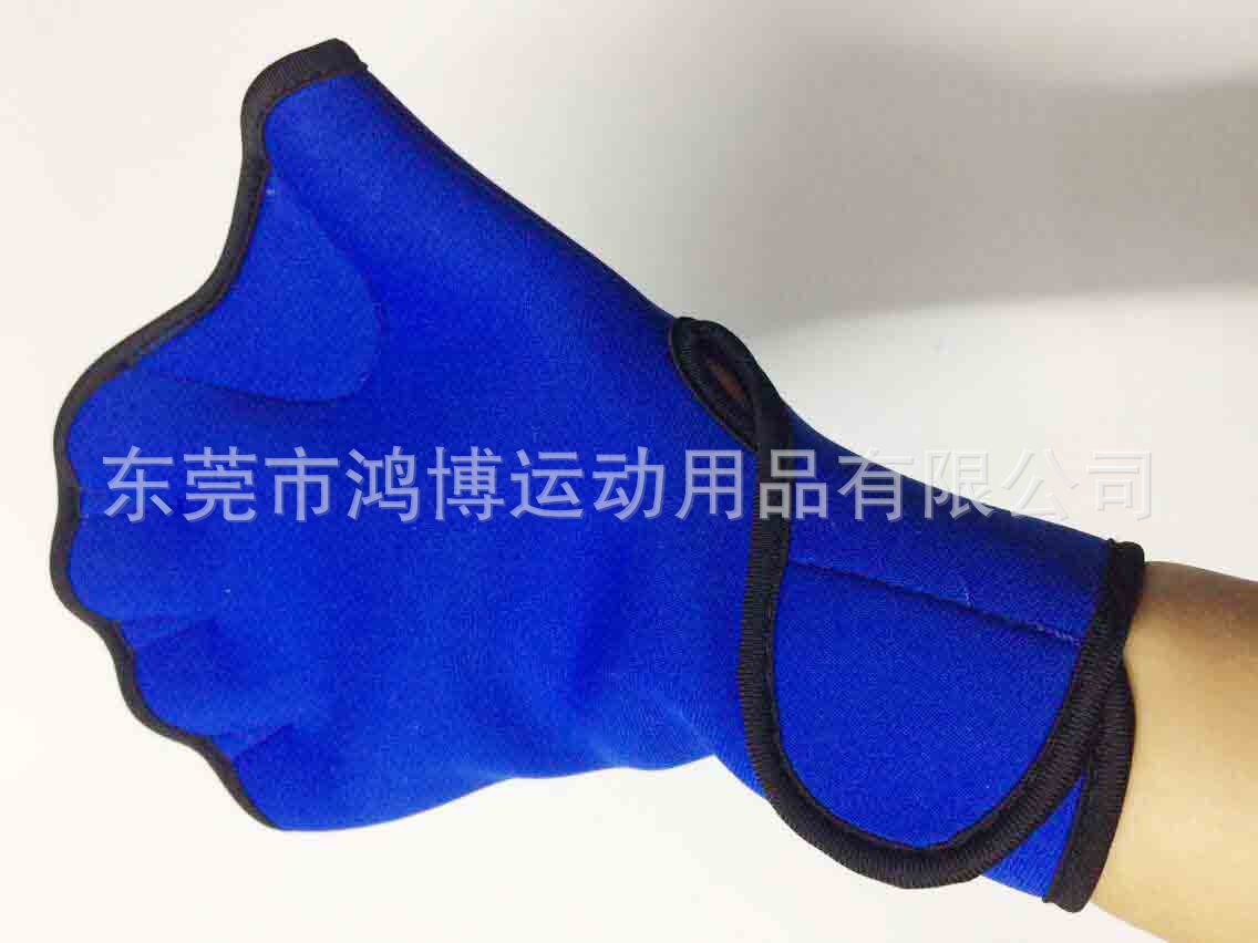 Picture of Blue/Black/Pink in stock Cross-border Swimming Duck Flipper Gloves Paddling Palm Set Floating Diving Gloves for Beginner to Increase Swimming Speed