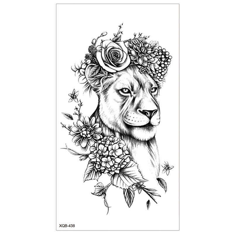 Picture of New Half Arm Tattoo Stickers Cross-border Amazon Hot Selling Set Dark European and American Realistic Waterproof Tattoo Stickers Wholesale