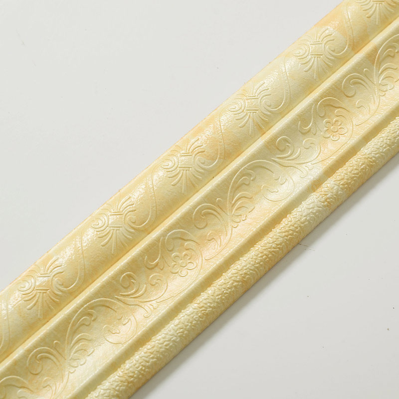 Picture of Self-adhesive skirting wall stickers background wall edge strip waterproof line waist line 3d three-dimensional door frame edging decorative stickers