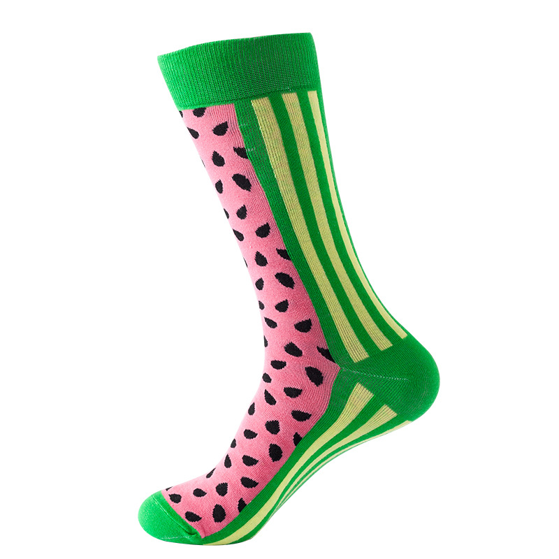 Picture of New Amazon Mid-Calf Socks for Men, Cotton, Women's European and American Ins Style Autumn and Winter Internet Celebrity Trendyy Socks Wholesale