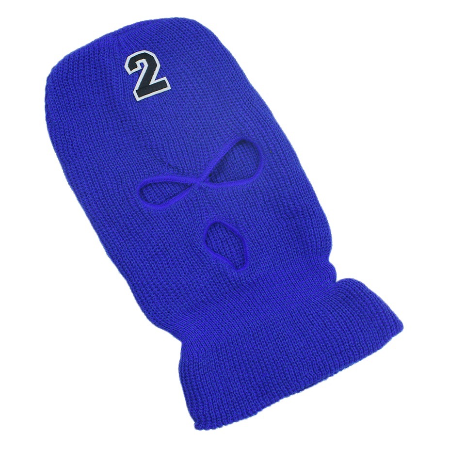 Picture of Blue file peripheral cos bandit head cover sand Wolf white bird Travel star field blue file cos props
