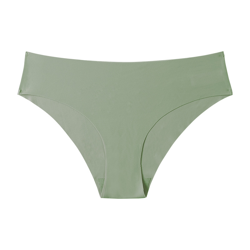 Picture of Cross-Border Seamless Ice Silk One-Piece Girls' Underwear European and American Large Size Pure Cotton Crotch Breathable Women's Briefs Wholesale