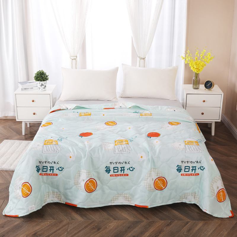 Picture of Summer Company Event Sales Summer Quilt with Gift Box Air Conditioning Quilt Opening Promotion Gift Summer Cool Quilt Core Thin Quilt