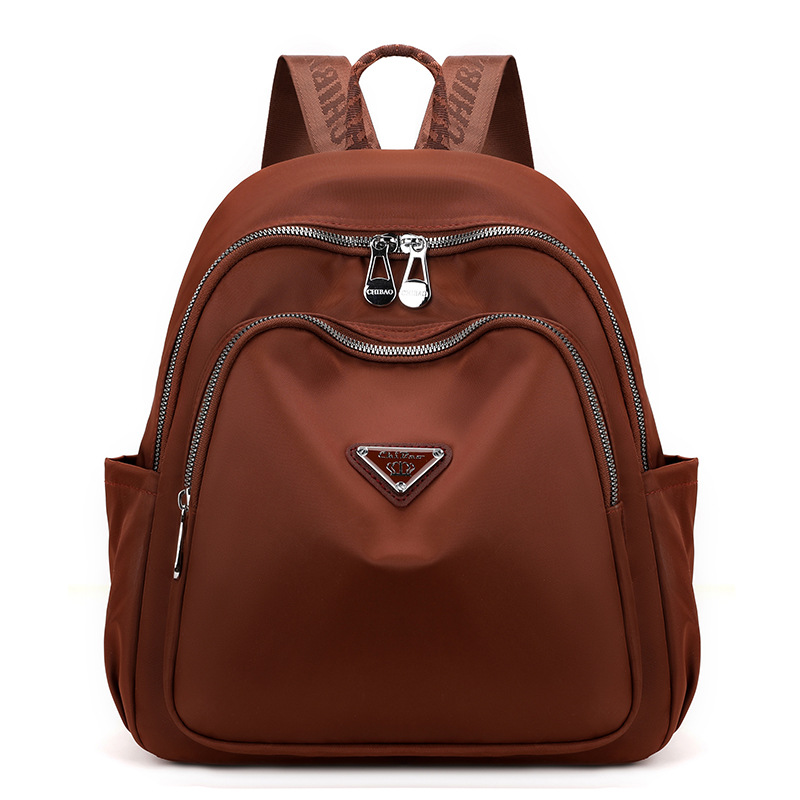 Picture of Backpack Women's 2024 New Simple All-match Nylon Cloth Travel Bag Casual Lightweight Large Capacity Backpack