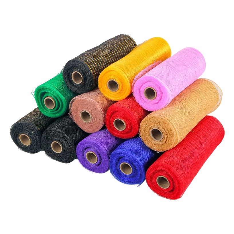 Hong Kong Love Creative Gift Packaging 2023 Flower Roll PP Mesh Roll diy Candy Gift Box Decoration Factory Wholesale