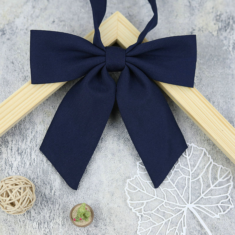 Picture of JK Uniform College Style Solid Color Female Student Bow Tie School Uniform Japanese Style Seikan Suit Bow Red Roots
