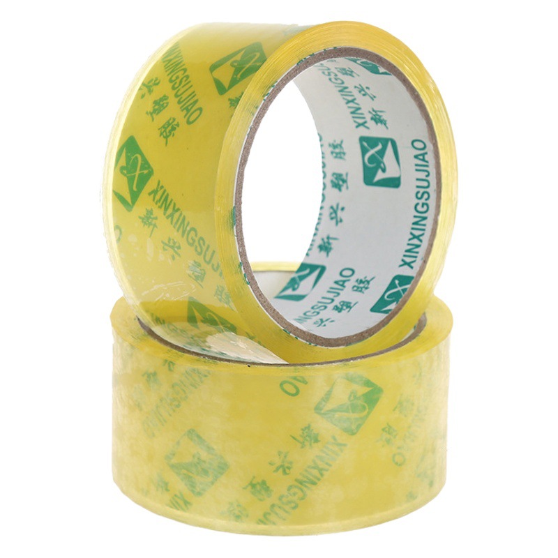 Transparent tape large roll wide thick express packaging tape high viscosity not easy to break sealing tape packaging sealing tape