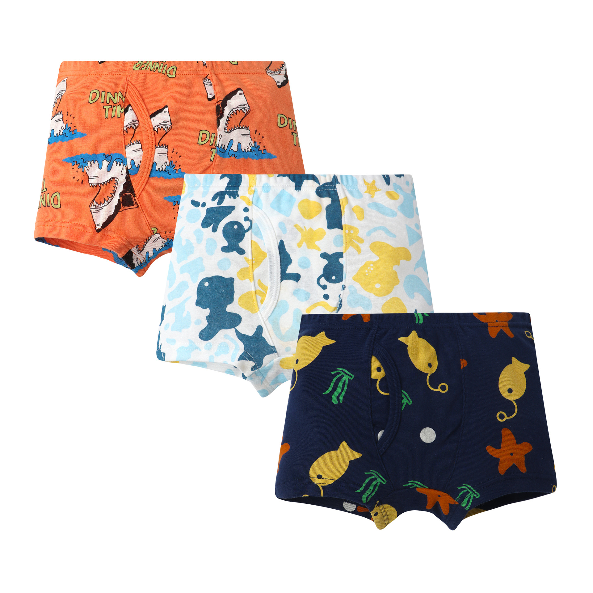 Picture of European and American boys boxer pants threaded cotton children's underwear boys boxer pants baby children's shorts wholesale