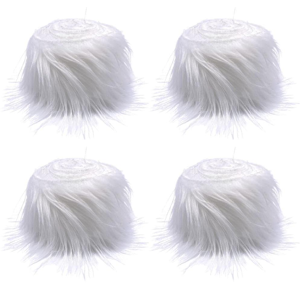 Picture of Spot Wholesale Christmas Tree Skirts Solid Color Plush Strips Home Decoration Washed Plush Strips Clothing Shoes and Hats Accessories Accessories
