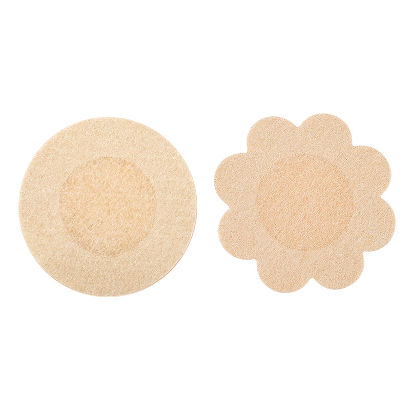 Picture of Anti-bump Invisible Traceless Ultra-thin Breathable Satin Cloth Breast Patch Non-allergic Non-woven Disposable Breast Patch for Pajamas