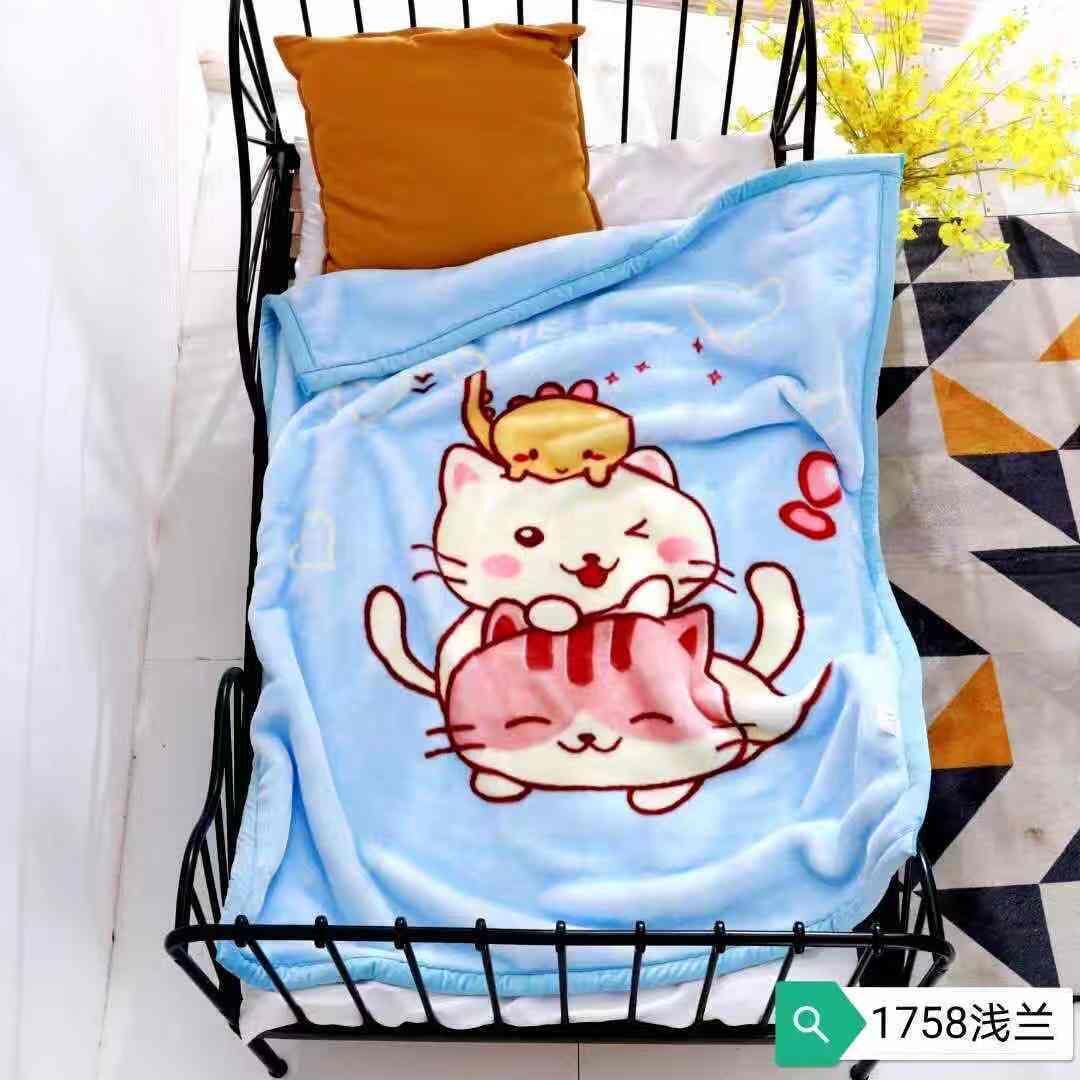 Autumn and Winter Cloud Blanket, Kidsren's Blanket, Kindergarten Blanket, Adult Thickeneded Knee Blanket, Casual Blanket, Souvenir, Soft and Warm