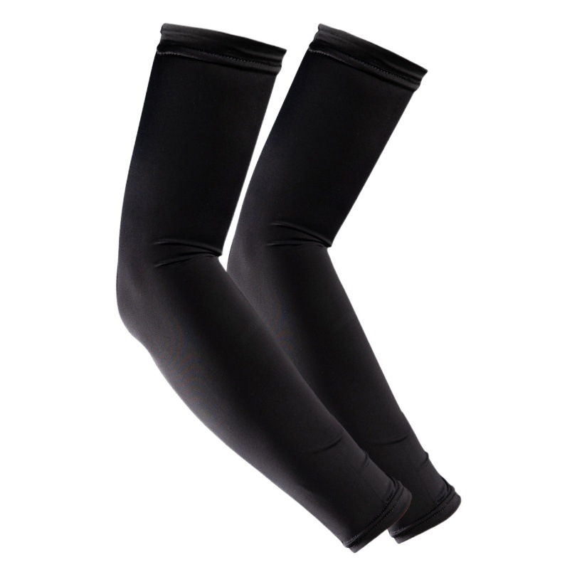 Adult Ice Silk Sun Protection Sleeves Outdoor Sports Cool Men's Fitness Cycling Quick-Drying Breathable Sunshade Ice Sleeves Wholesale