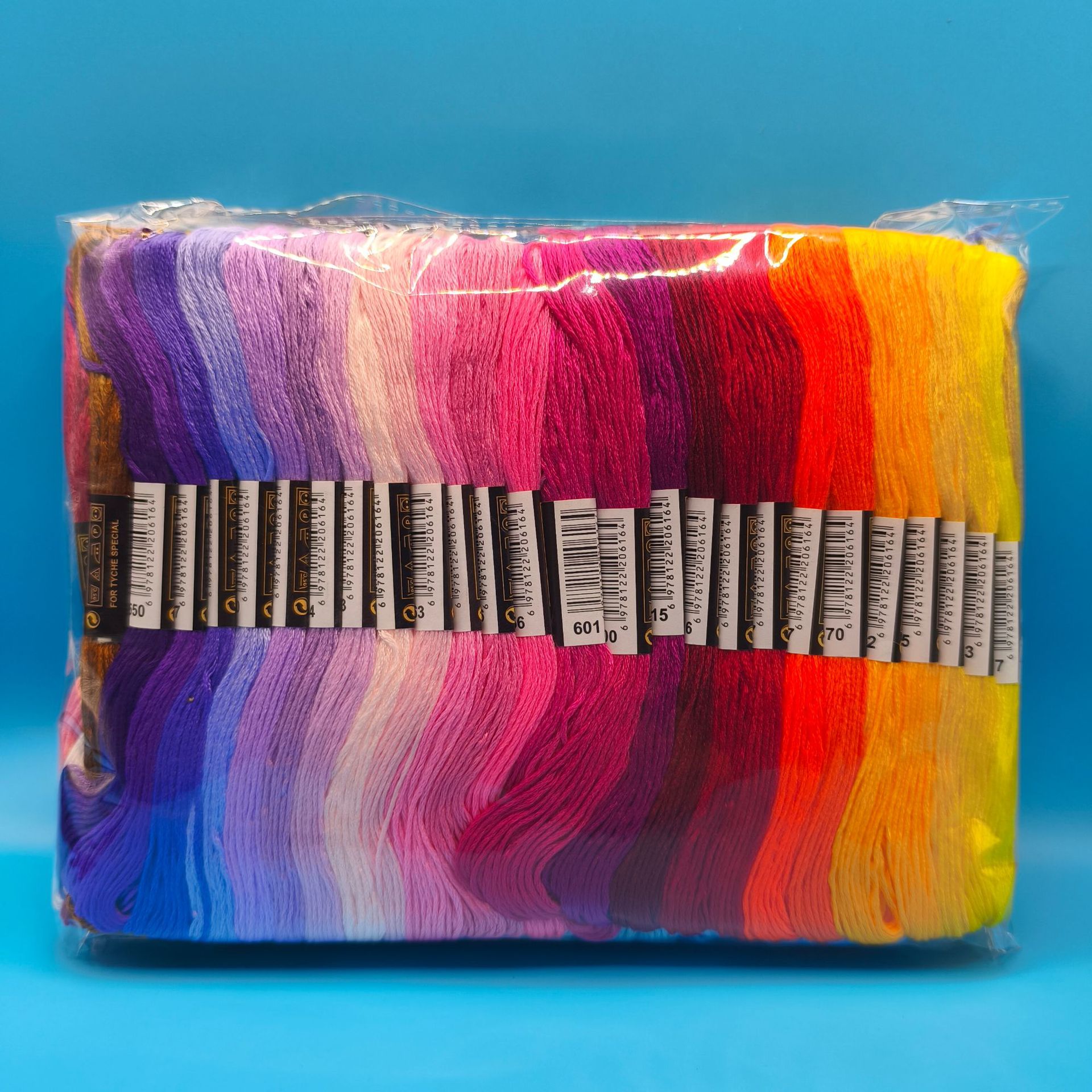 Picture of 200 color 100 color 50 color cross embroidery thread embroidery thread 6 strands 8 meter branch diy embroidery tool material suit batch