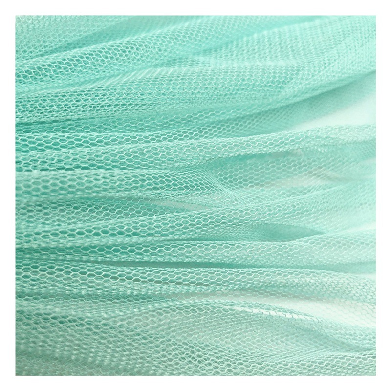 Spot 36A Hexagon Mesh 40D Encrypted Soft Mesh Fabric Head Yarn Mesh Wedding Dress Tutu Skirt Mosquito Net Fabric