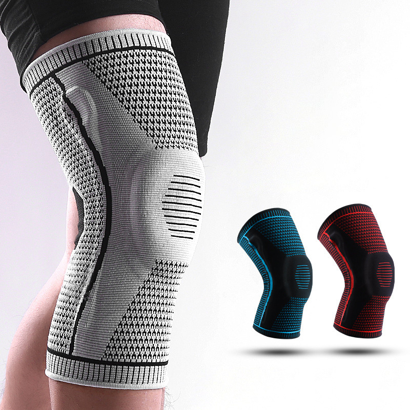 Manufacturers supply spring support protection silicone knee pads outdoor sports basketball football running sports knee pads