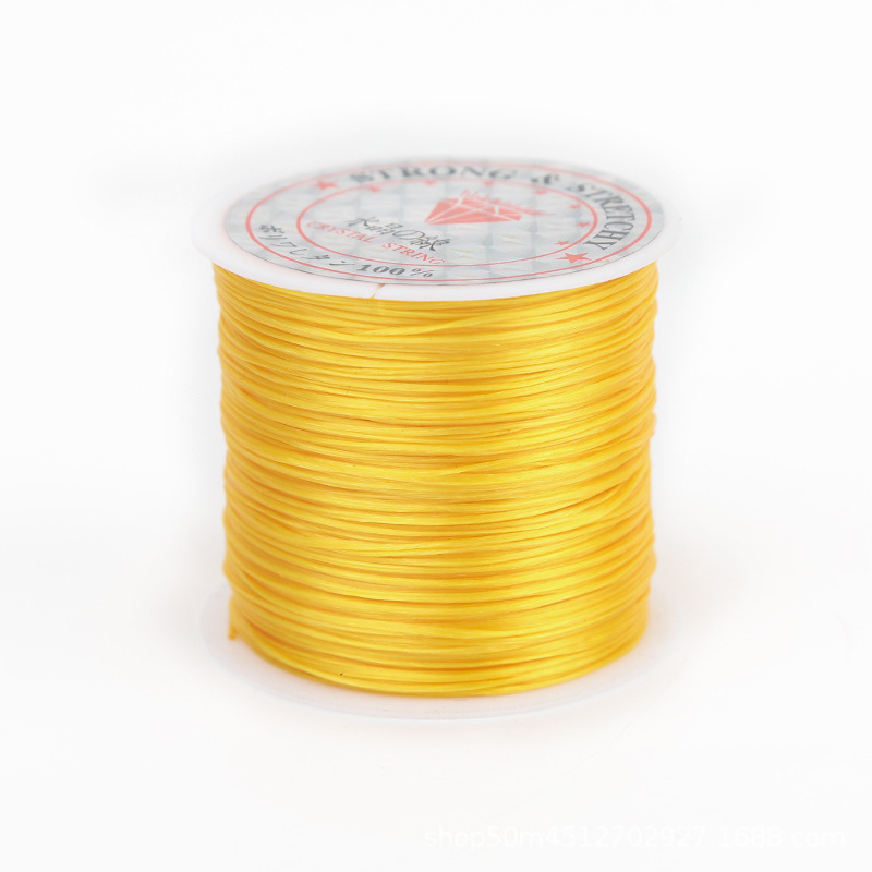 Picture of Flat elastic string bracelet rope spandex crystal line hand-worn beads bracelet accessories material manufacturers