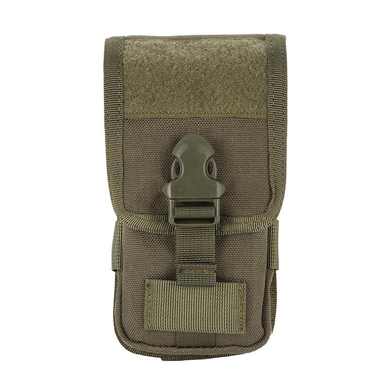 Picture of Outdoor Sports Double-Layer Mobile Phone Bag Card Holder Molle Accessory Hanging Bag Camouflage Multi-Functional Running Waist Bag