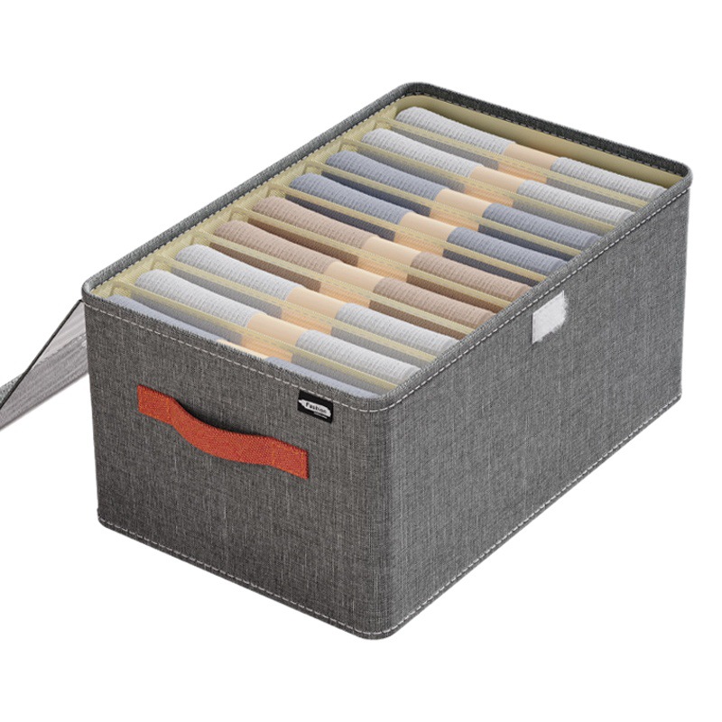 Oxford Cloth Storage Box Clothing Organization Fabric Large Capacity Home Storage Wardrobe with Handle Portable Organizing Box