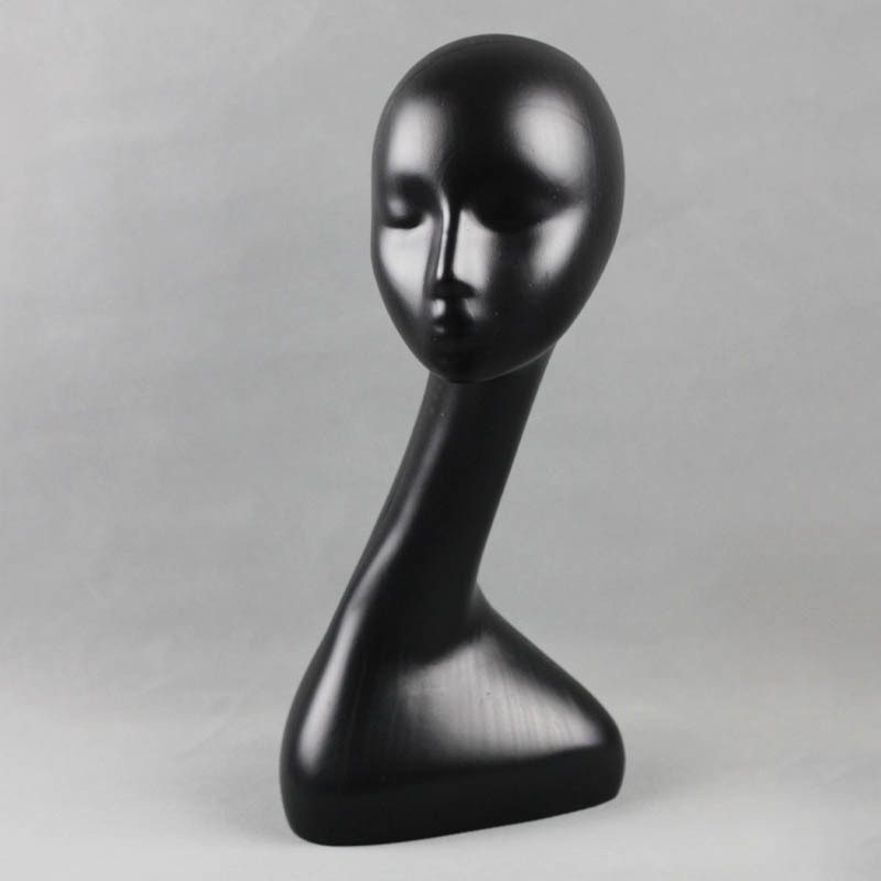Picture of Plastic female model head dummy head female head model display silk scarf head model abstract head wig hat scarf display stand