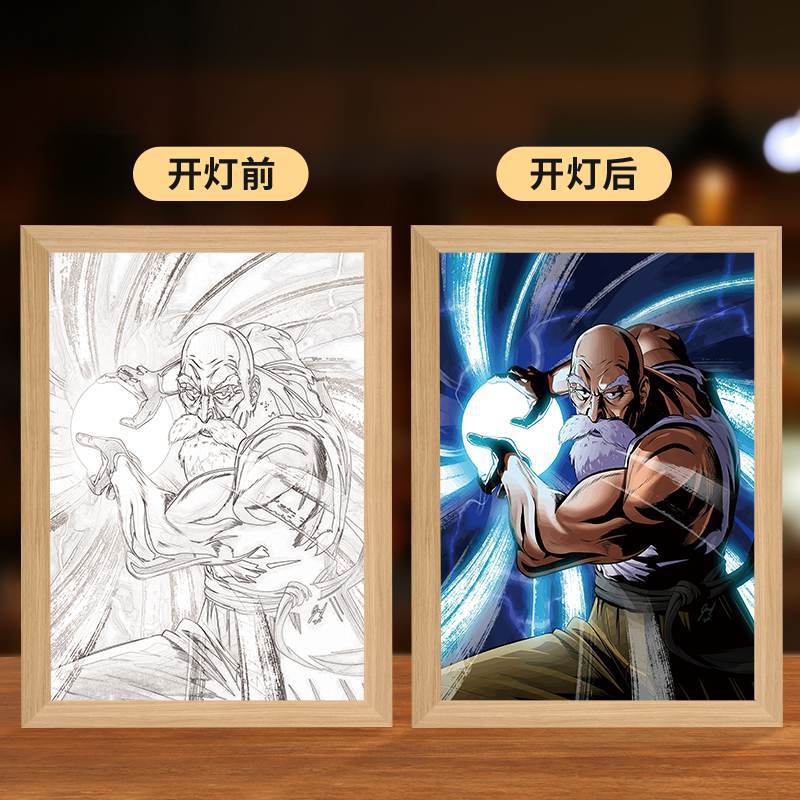 Picture of Carefully Selected Dragon Ball Carrot Goku Lighting Painting Vegeta Super Saiyan Creative Atmosphere Light Ornaments