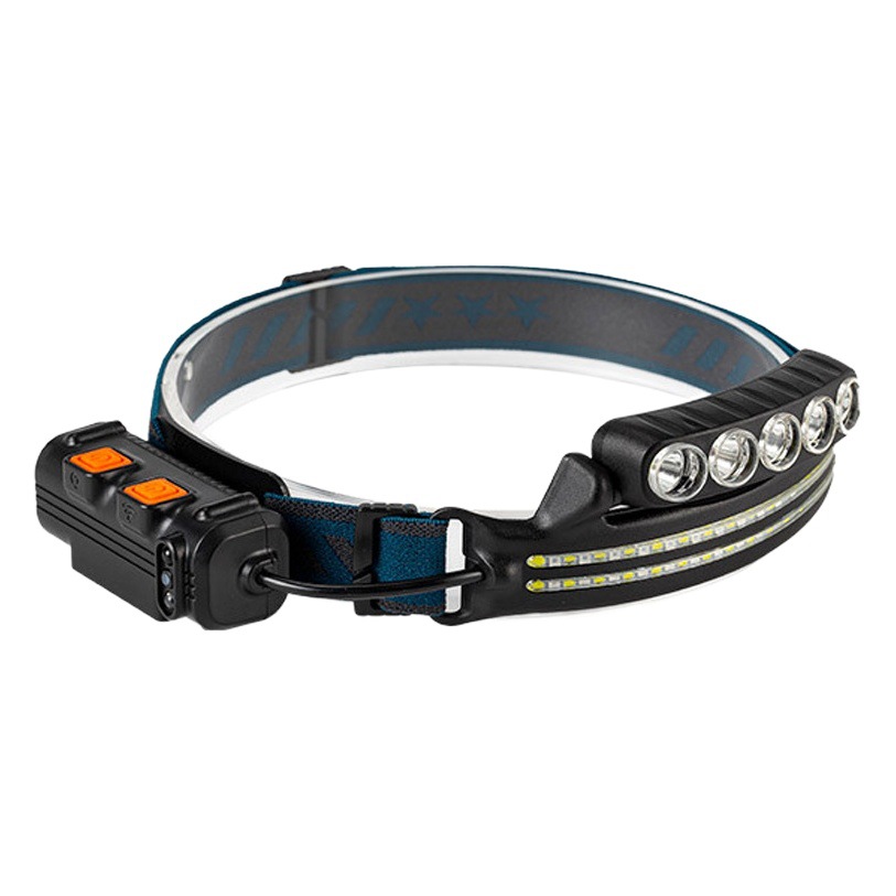 Cross-border new XPG COB induction headlight Type-C charging outdoor red light warning LED strong light work headlight