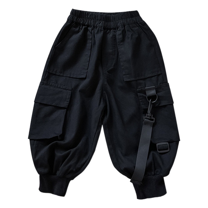 Boys' Cool and Handsome Cargo Pants Spring & Fall 2025 New Handsome Leggings Casual Pants Kidsren's Trendy Pants