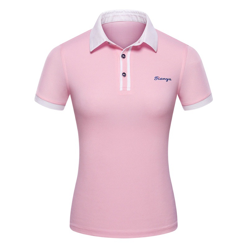 Summer golf Clothes Women's Short-sleeved Top golf Breathable Polo Shirt with Skirt Set