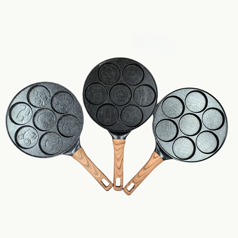 Picture of 1Pcmulti-Hole Egg Frying Pan Creative Porous Frying Pan Barbecue Plate Household Aluminum Alloy Series