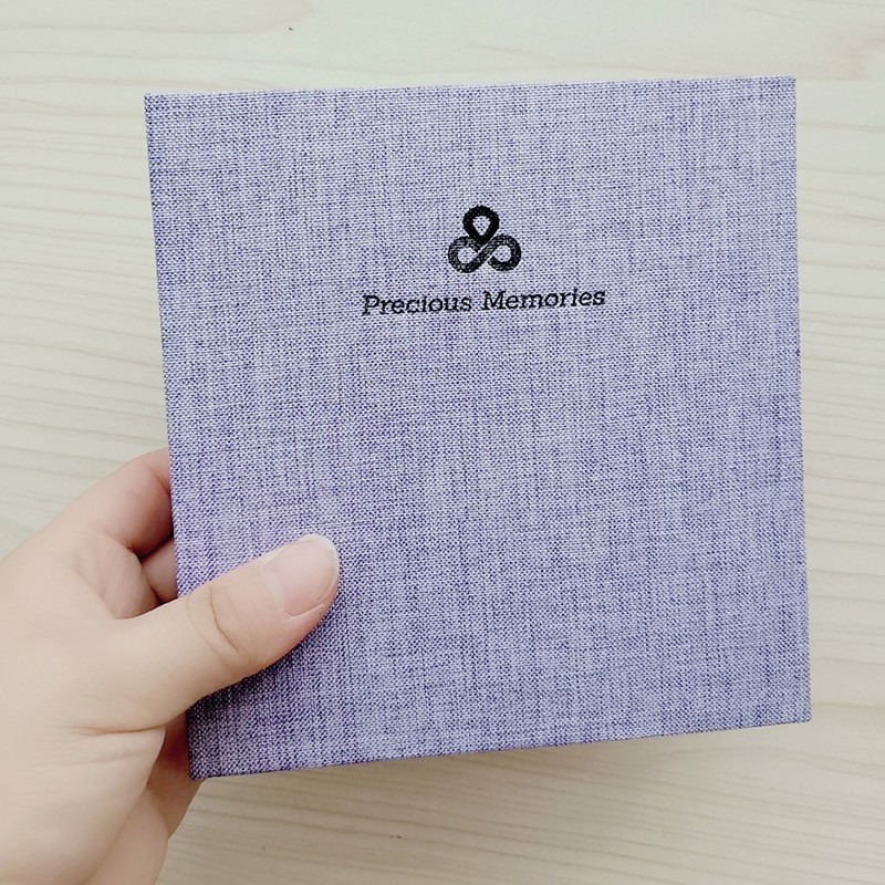 Picture of Wholesale plain cotton linen loose-leaf PP photo album photo album movie ticket storage postcard 3 inch 5 inch